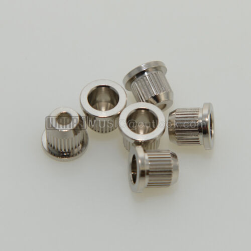 6pcs/set Brass Through Body String Ferrules String Bushings For Electric Guitar - Picture 10 of 11