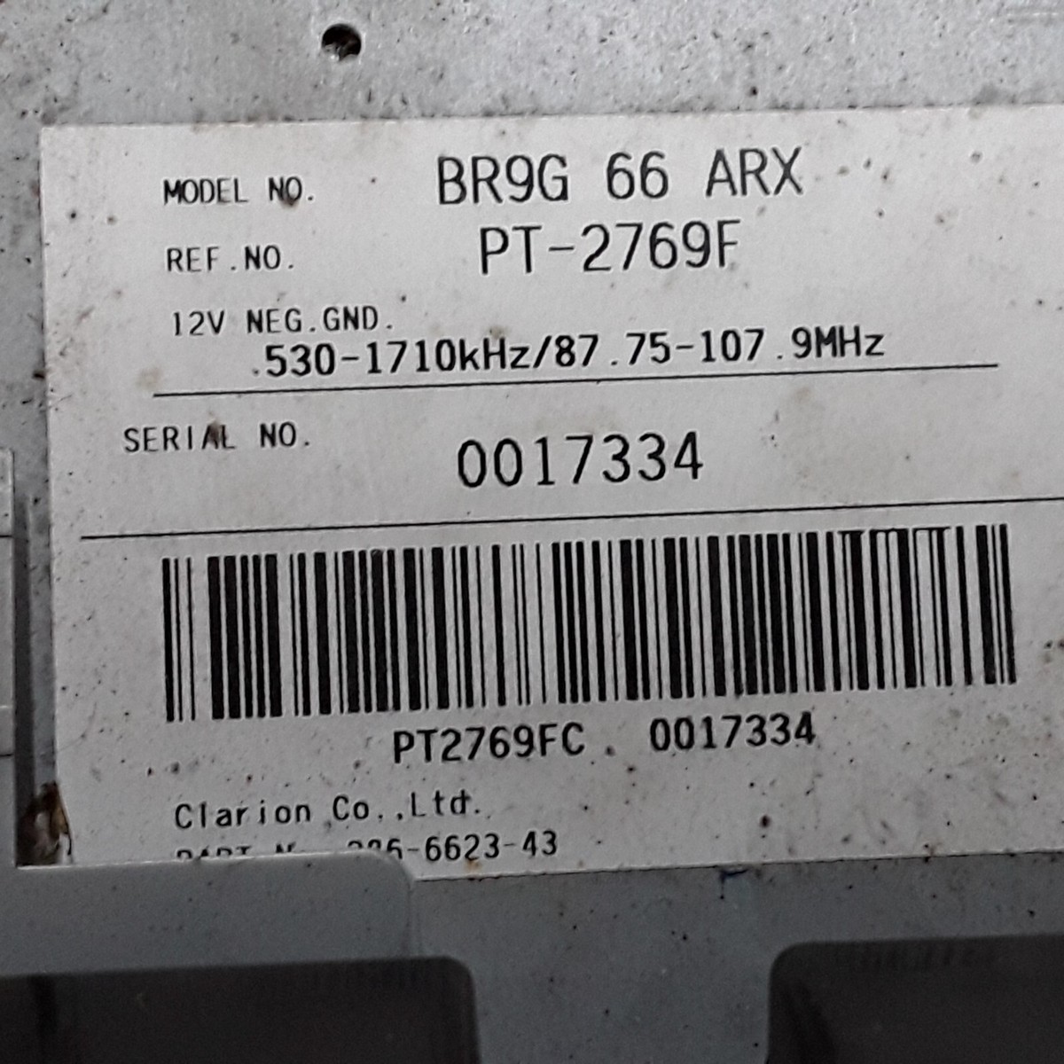 06 07 Mazda 3 AM FM XM CD radio receiver BR9G 66 ARX OEM | eBay