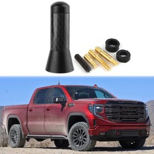 Carbon Fiber 1.4 Antenna Aerial Short Amfm Radio Mast For Gmc Sierra 1500 2500