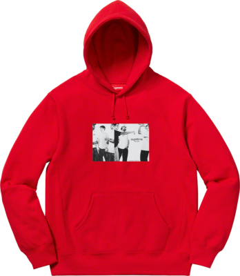 L Supreme Classic Ad Hooded Sweatshirt 赤 Supreme Classic Ad Hooded Sweatshirt (Size XL) Red SS19 Brand New