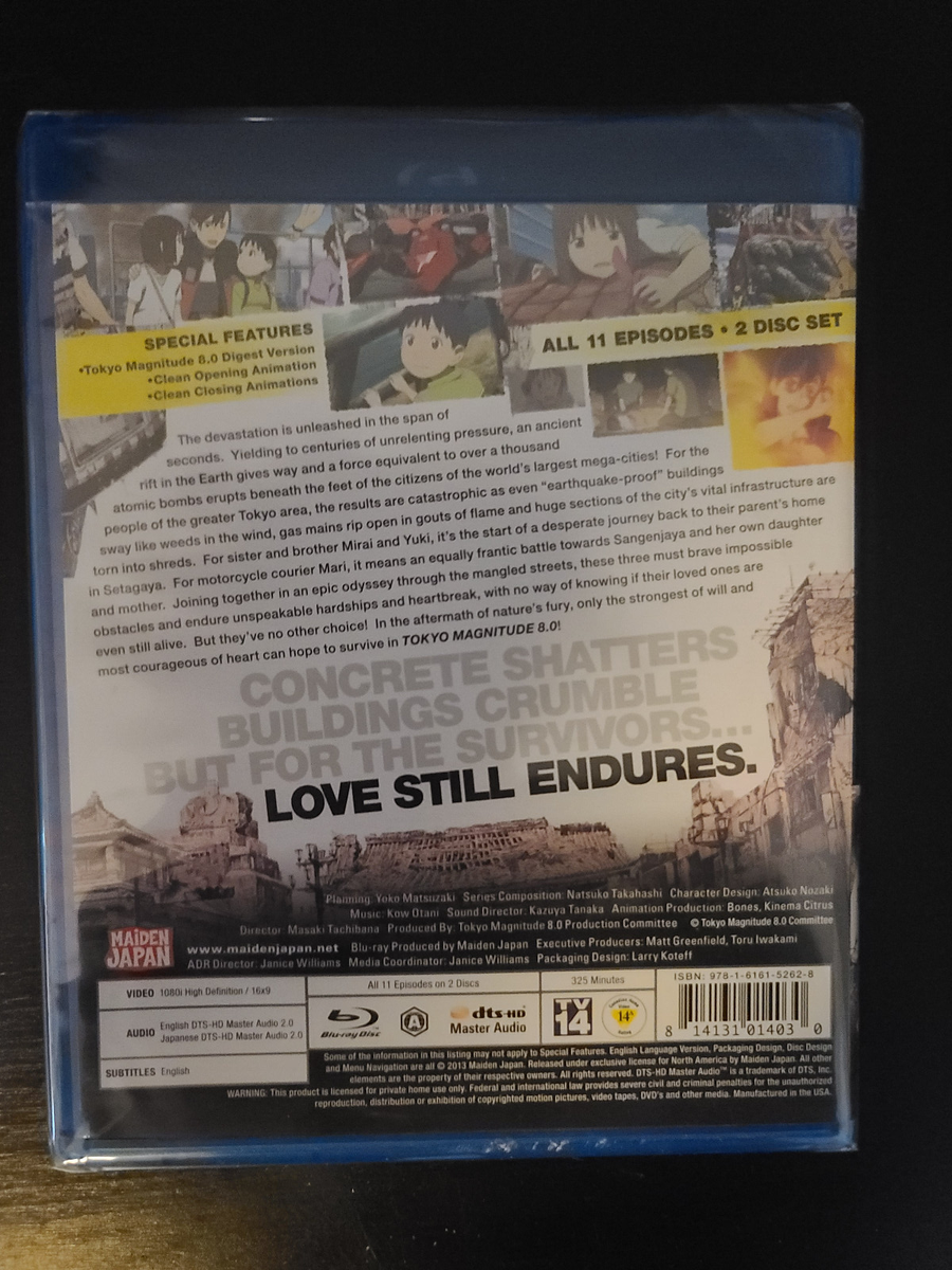 Tokyo Magnitude 8.0: Complete Collection Bluray Anime Series OOP