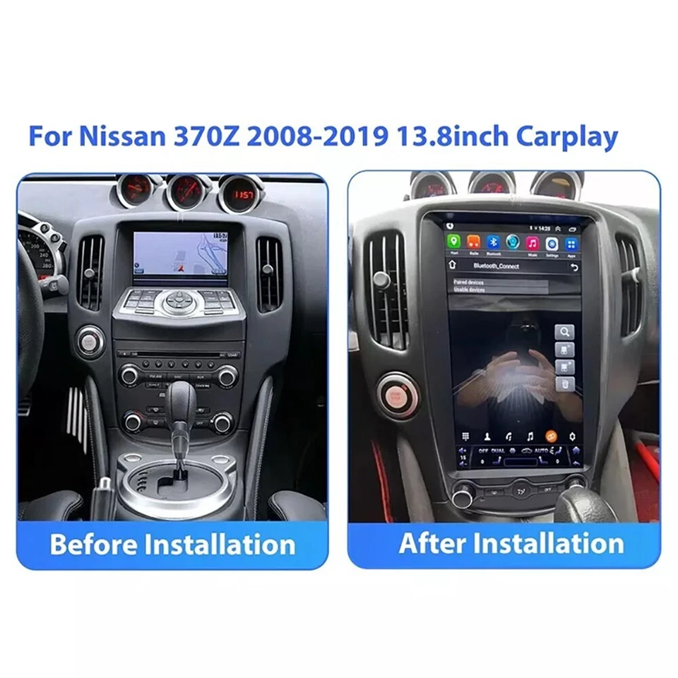 13.8“Android Car Radio For Nissan 370Z 2008-2019 Wireless CarPlay WiFi GPS Navi - Изображение 3 из 4