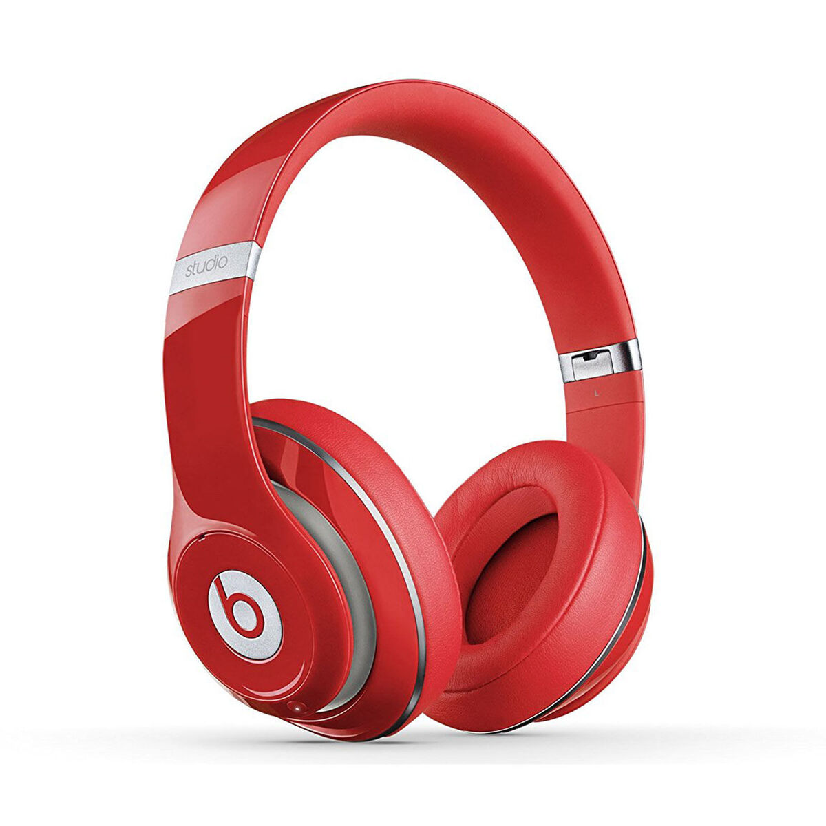 beats studio2 wireless ヘッドホン 白赤 - ヘッドフォン