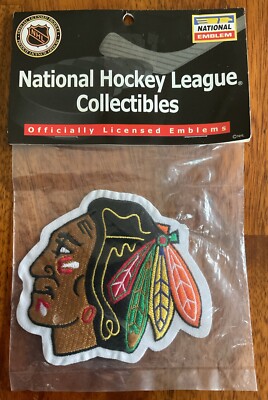 NHL Chicago Blackhawks Mascot Patch - 3 1/2  x 3 1/2  - National Emblem