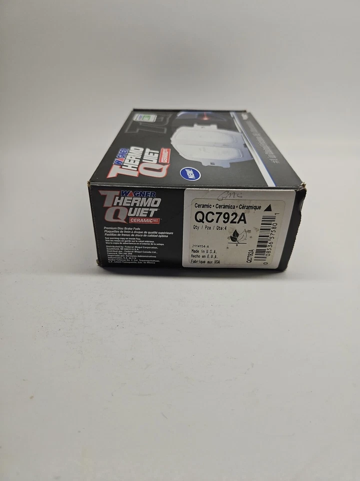 NUEVAS Pastillas de Freno de Cerámica Wagner ThermoQuiet QC792A ENVÍO GRATUITO Foto 2 de 4