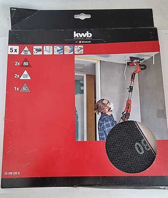 Einhell 5tlg Schleifdreieck Set Deltaschleifer Schleifmittel K 80 TE-DW 225 X