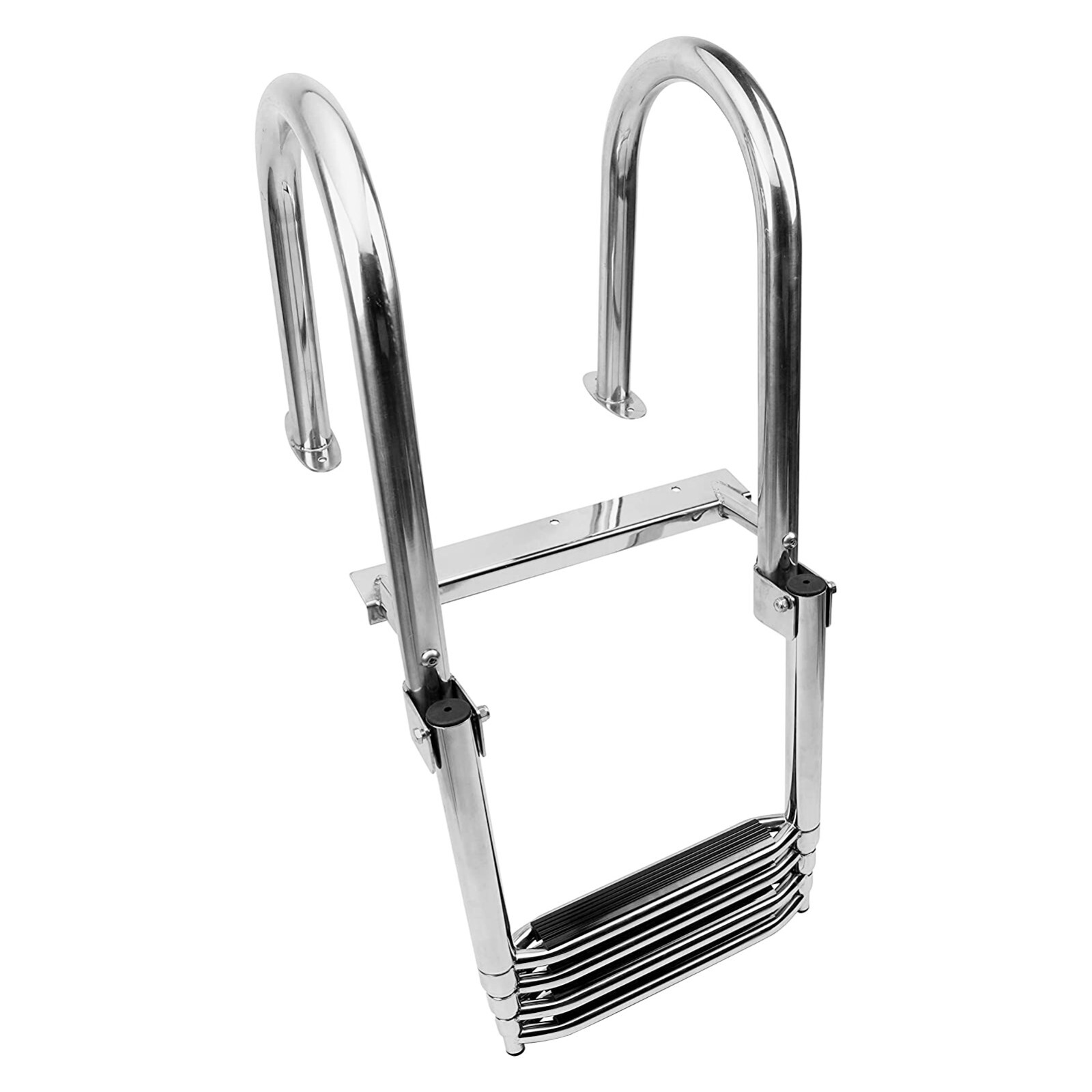 WORHAN® Escalera Plegable De Acero Inoxidable Apta Para Uso Marino Piscina