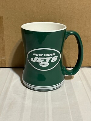 New York Jets NFL 14oz Coffee Mug Cup Logo Brands New | eBay