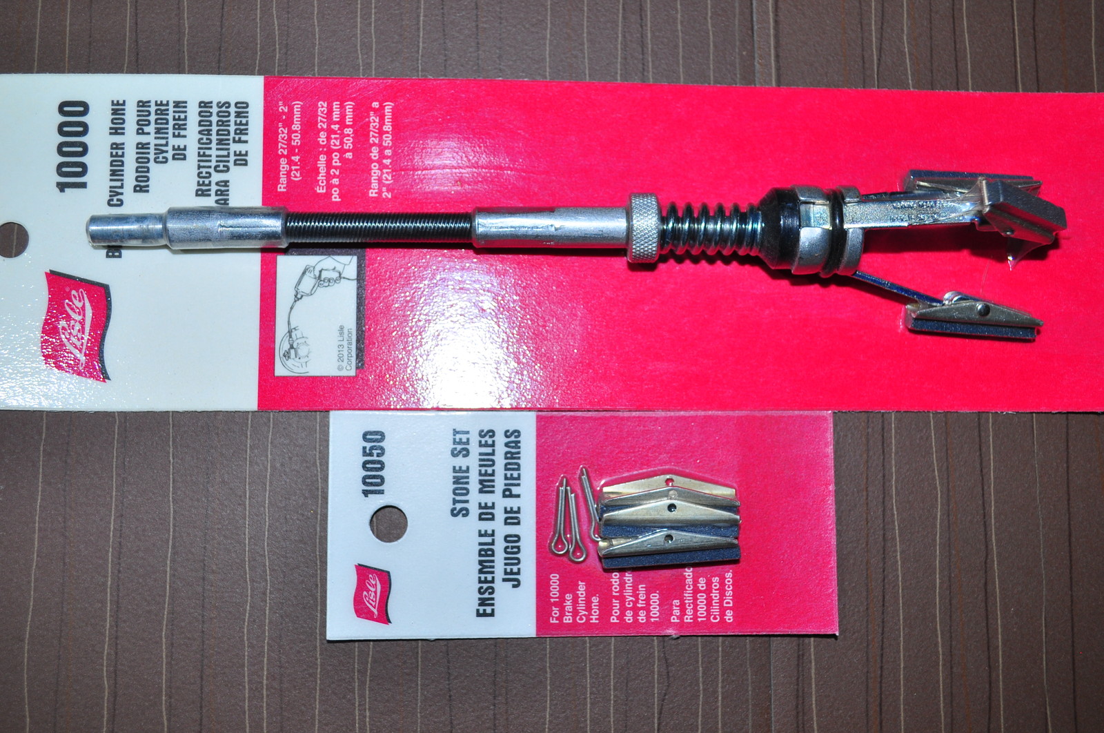 LISLE 3 STONE BRAKE CYLINDER HONES FITS CYLINDER TO 2" 10000 & 10050