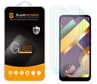[3-Pack] Supershieldz Tempered Glass Screen Protector for LG K22 / K22 Plus