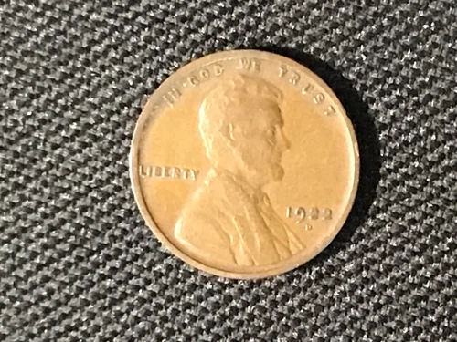 1922-D Lincoln Wheat Cent Nice Fine Range Semi-Key Date     B1006