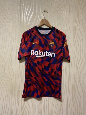 BARCELONA 2020 2021 PRE MATCH TRAINING SHIRT JERSEY NIKE CD5812
