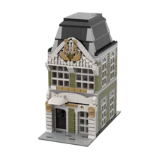 Modular Building: Decorated House Model 1860 Pieces for Ages 14 and Up