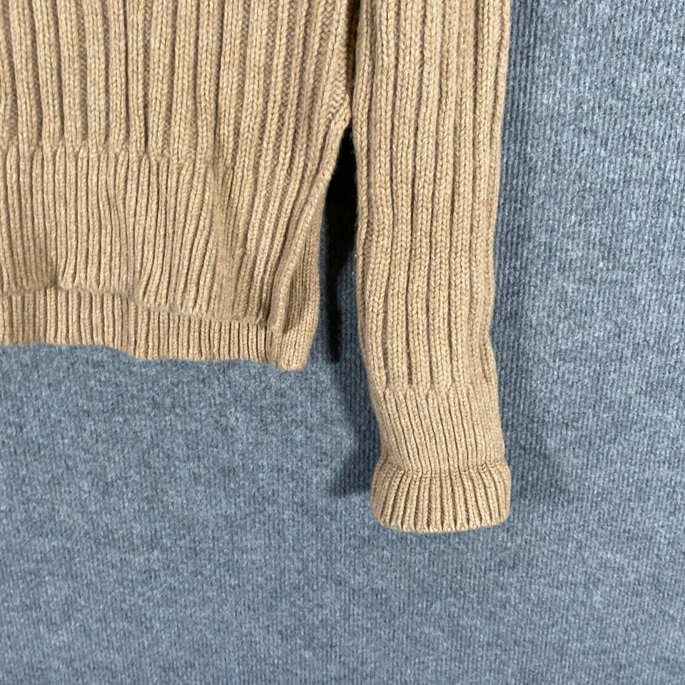 Polo Ralph Lauren Jumper Mens M Brown Wool Cashmere Pullover Sweater Adult A1 - image 3 of 4