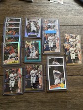 Jose Altuve Houston Astros 16 Card Baseball Lot Topps Prizm Refractors & Base