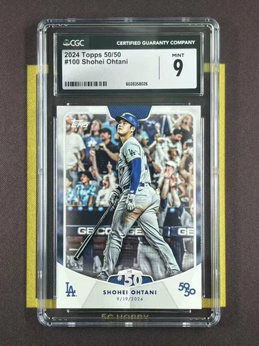 2024 Topps Chrome 50/50 Base #100 Shohei Ohtani CGC9 6028358026 FCZZH