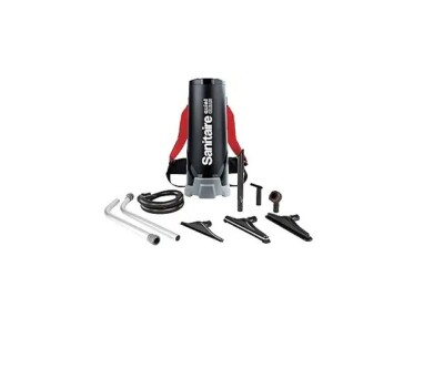 Sanitaire SC535AQuiet Clean HEPA Backpack Vac,10qt, Black