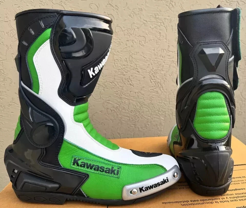 Kawasaki Leather Racing Boots for Kawasaki Motorcycles - Image 3 of 4