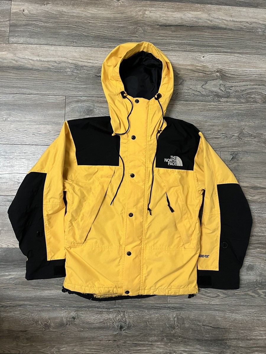 THE NORTH FACE GORE-TEX イエロー Vintage Yellow Gore-Tex The North Face Jacket With Inner