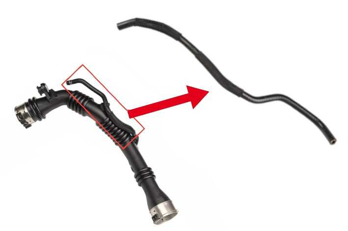 Tubo flessibile sensore linea aria di sovralimentazione per RENAULT GRAND SCENIC III 1.6 dCi 144602899R - Immagine 1 di 1
