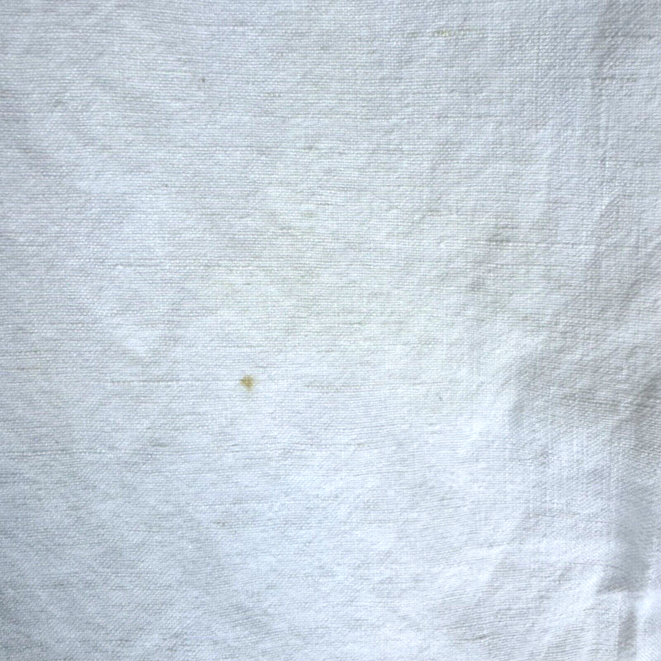 Vintage Floral Embroidered Linen Hand Towel Textiles Cottage White eBay