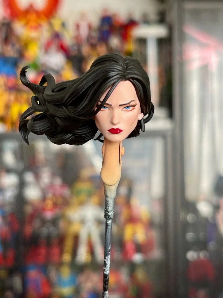 1/12 Painted Super-Woman Lois Lane Head Sculpt Fit Mcfarlane Action Figure - image 4 of 4