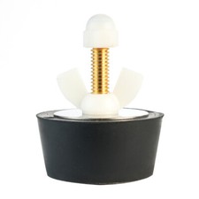 10 Winter Plug Blow Thru With Schrader Valve 1.5 Inch Fitting -choose Quantity