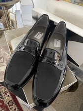 Zapatos de hombre MORESCHI CARDITO VESTIDO NEGRO / ESMOQUIN talla 11M nuevos en caja