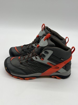 KEEN Marshall Mid Mens Size 12 Gray Orange Hiking Waterproof