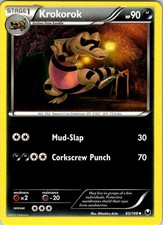 Krokorok 65/108 Uncommon Dark Explorers Pokemon Lightly Played
