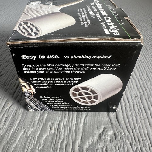 New Wave ENVIRO Shower Head Chlorine & Hard Water Filter Replacement Cartridge - Picture 3 of 10