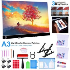 A3/A4 LED Drawing Board Light Pad USB 5D Art Diamond Tracking Painting Tool Set