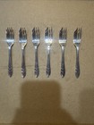 Sheffield England Silver Plated FG EPNS Pastry Pie Fork Set 6 Vintage — photo 2