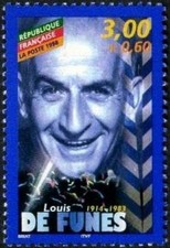 France Yvert Num 3190 ** Louis de Funes Cinema 1998