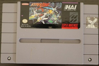 HyperZone SNES Cart Tested Authentic HAL Nintendo