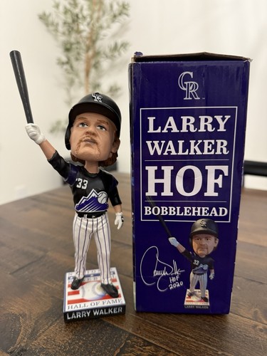 Larry Walker Colorado Rockies Hall of Fame HOF 2020 Bobblehead New | eBay