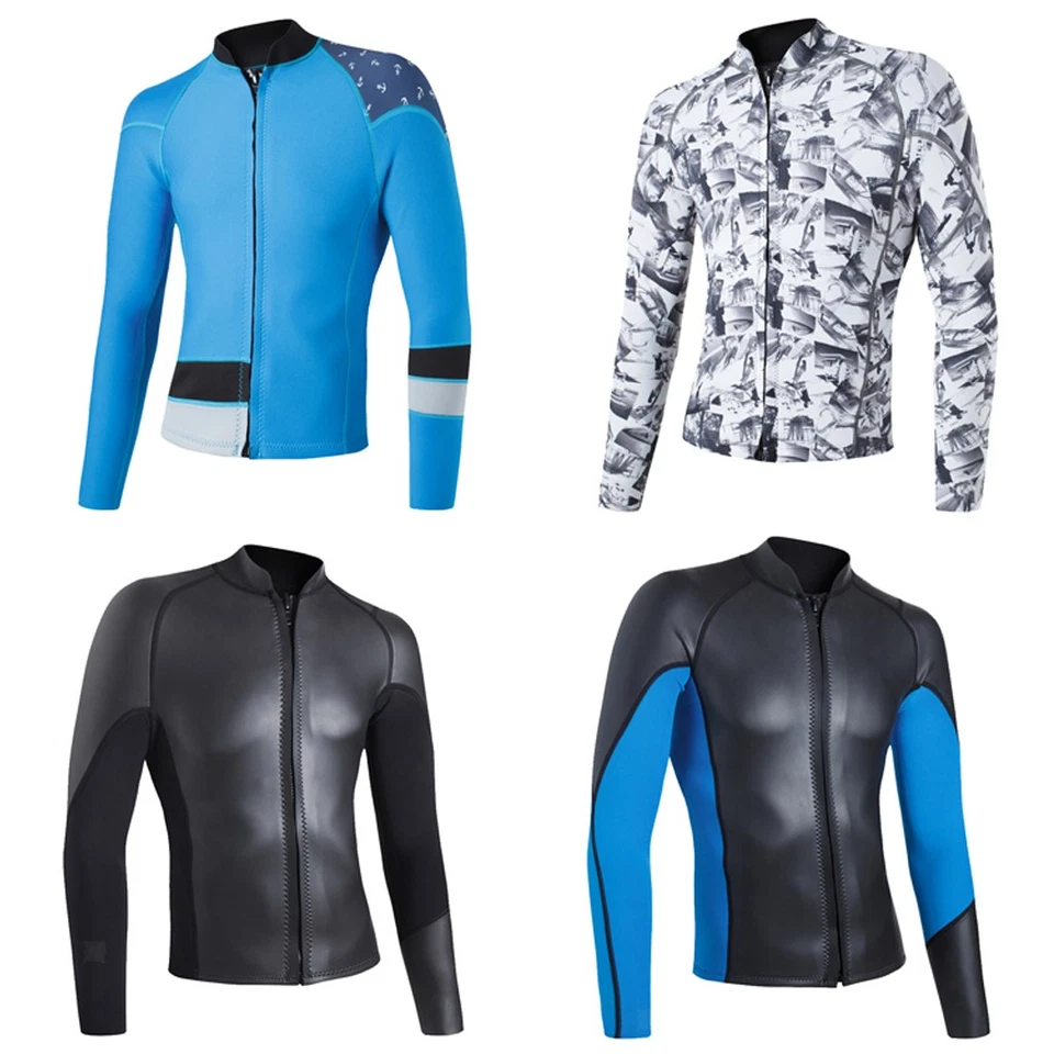 2mm Damen Neoprenanzug Top Jacke Langarm Rash Guard - Bild 1 von 1