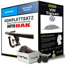 Für VW Tiguan CT1 Anhängerkupplung abnehmbar +eSatz 13pol uni. 09.2023-jetzt NEU