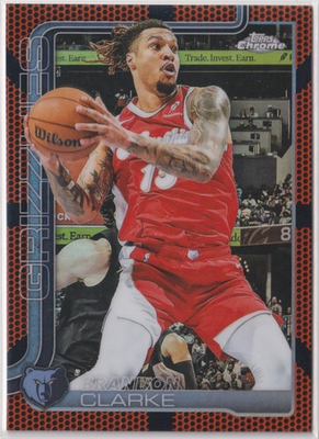 #ad #ad Brandon Clarke 2025 26 Topps Chrome Basketball Refractor #133 $0.99