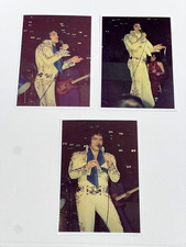 ELVIS PRESLEY ORIGINAL VINTAGE PHOTO SET ROANOKE MARCH 1974  STAMPED AUTHENTIC