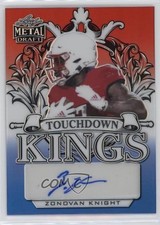 2022 Leaf Metal Draft Red White & Blue Prismatic 9/10 Zonovan Knight Auto 11oq