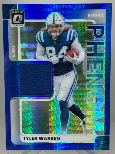 2025 Donruss Optic Tyler Warren Blue Hyper (RAW)