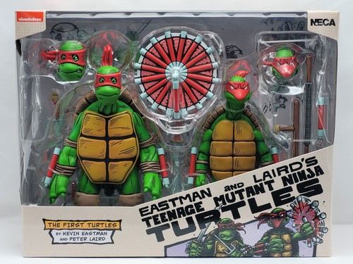 NECA SDCC 2024 TMNT Eastman & Laird First Turtles Action Figure 2-Pack Exclusive - Picture 1 of 23