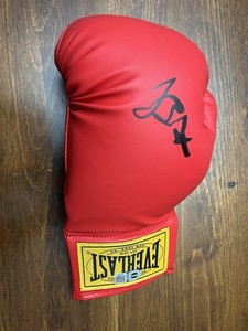 Buster Douglas Signed Everlast Red Boxing Glove SWAU Certified