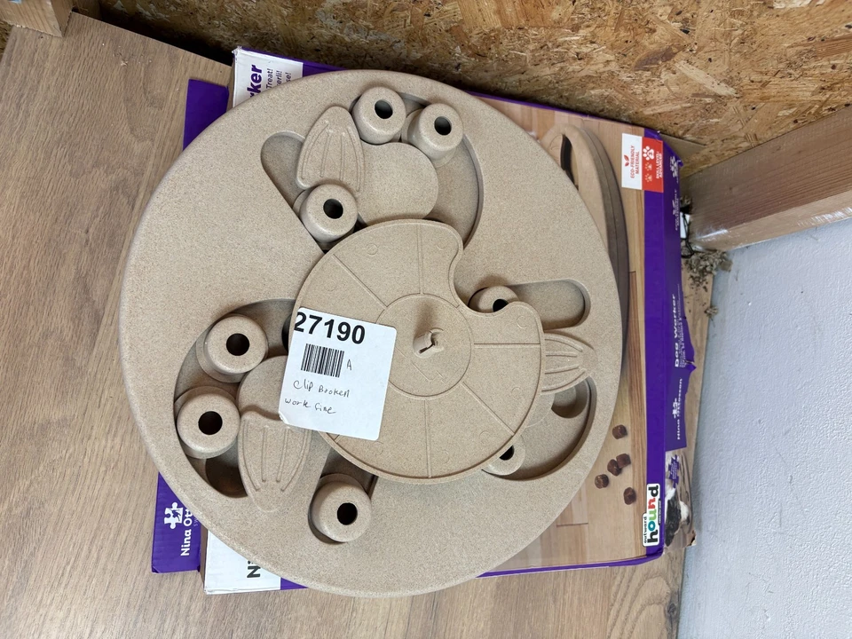 Outward Hound Nina Ottosson Dog Worker Tan Interactive Treat Puzzle Dog Toy - Image 2 of 4