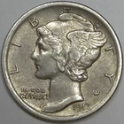 1917-D Mercury Dime - XF (Lot#2)
