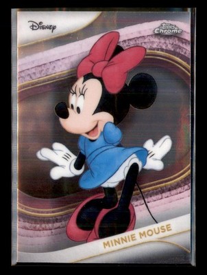 2025 Topps Chrome Disney #28 Minnie Mouse The BallCap Exec