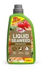 LIQUID SEAWEED CONCENTRATE PLANT FOOD SHRUBS VEGETABLES FEED NEW 1.2L DOFF 5.00 per litre