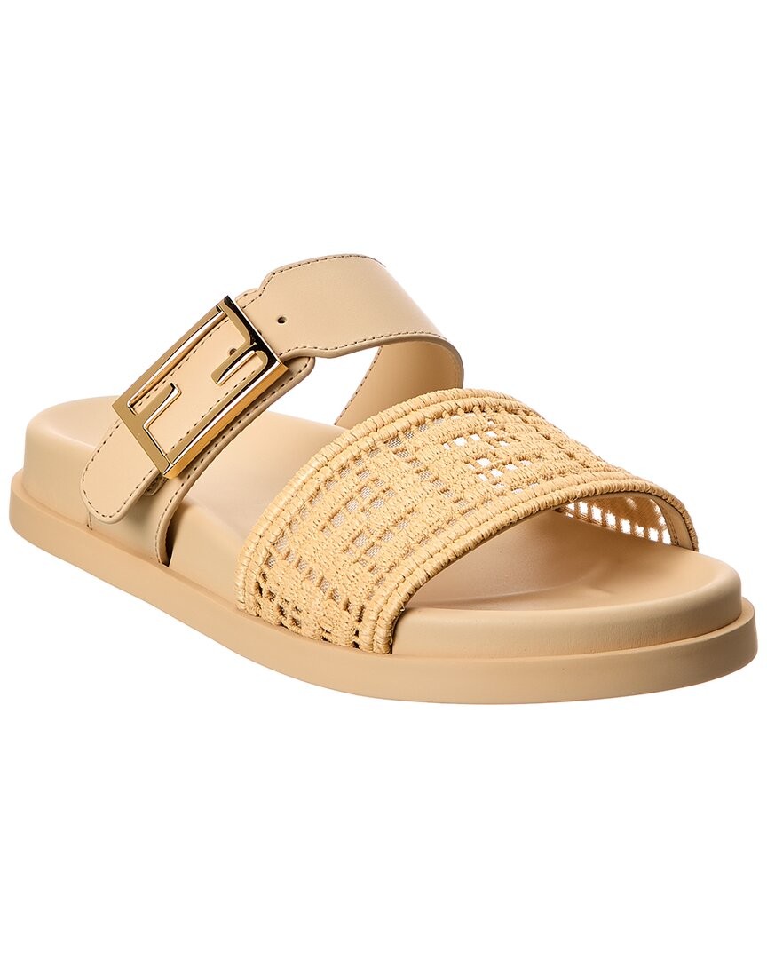 Fendi Feel Leather Sandal Womens 39 156190₽