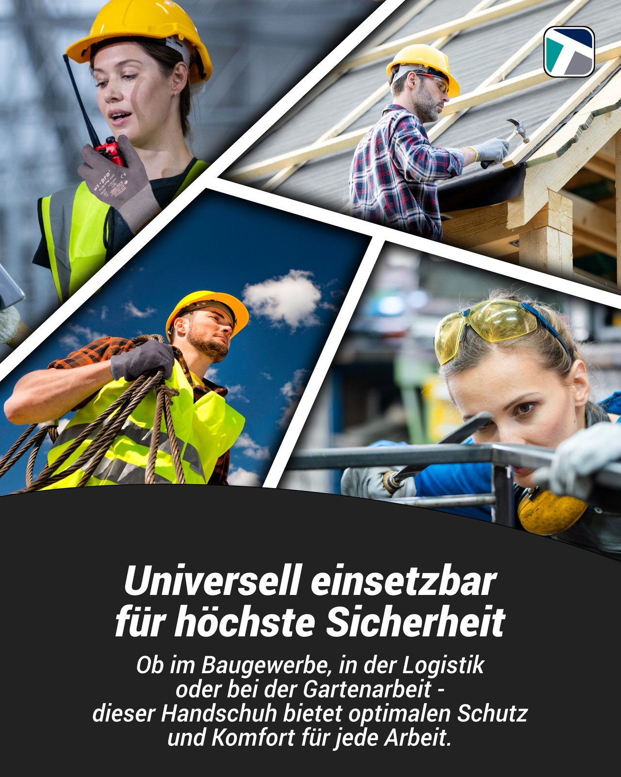 12 - 120 Paar Arbeitshandschuhe Flex Montagehandschuhe Nitril Nylon Größe 7 - 11 2
